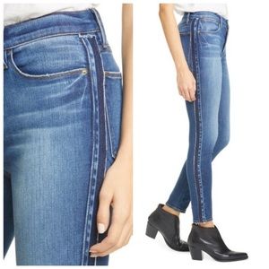 FRAME | Le High Released Tuxedo Stripe Skinny Jeans sz 29